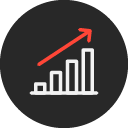 Icon representing Sales Sucess