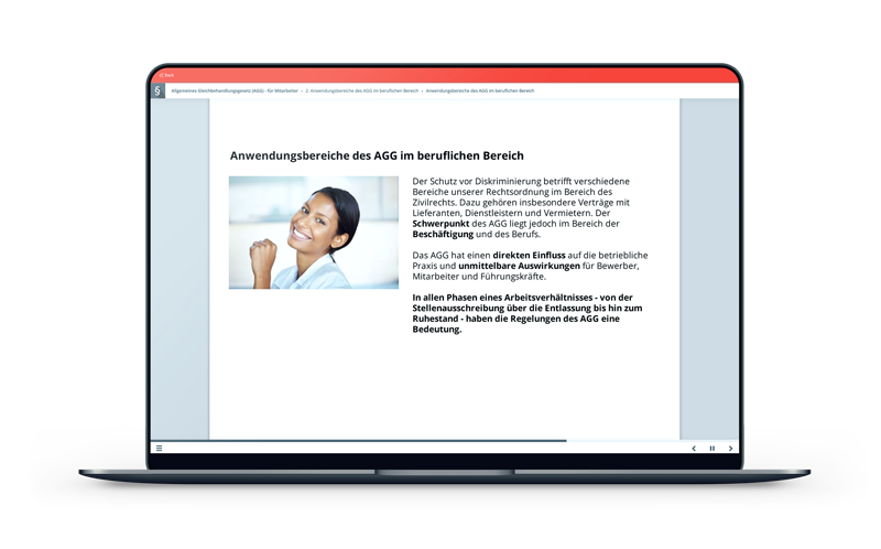 mockup of equality module