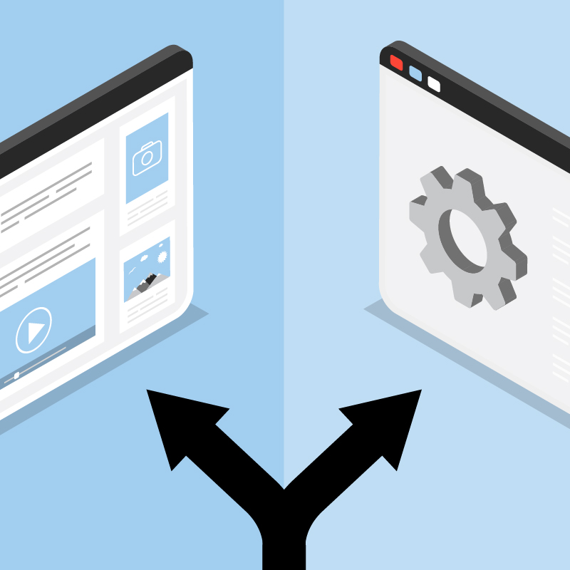 content choice illustration