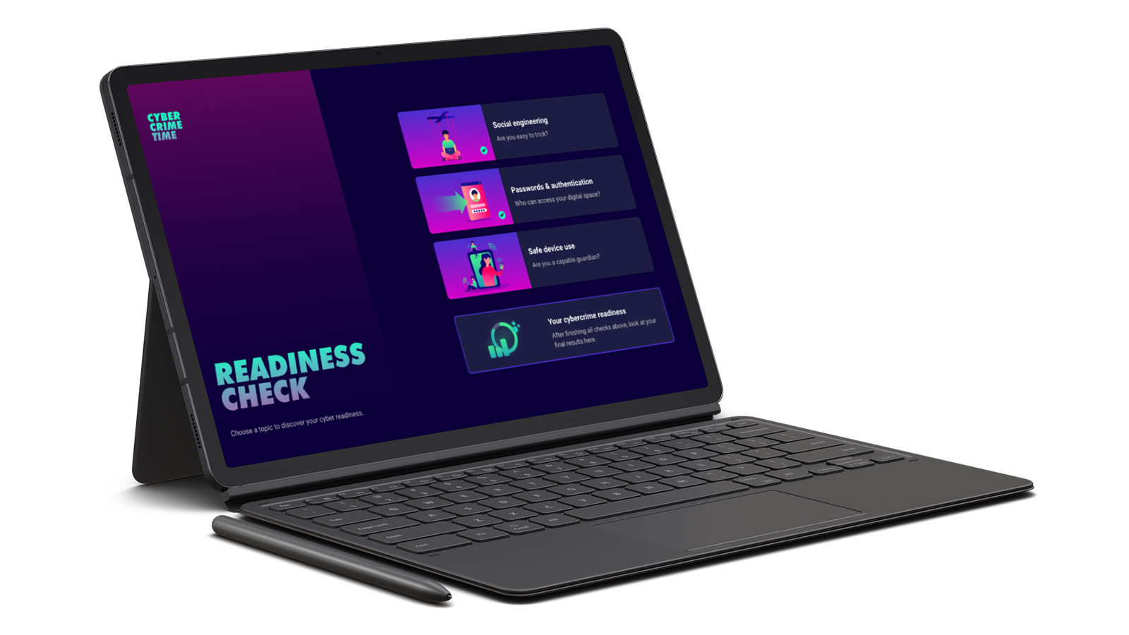 imc Cyber Crime Time Readiness Check Screenshot