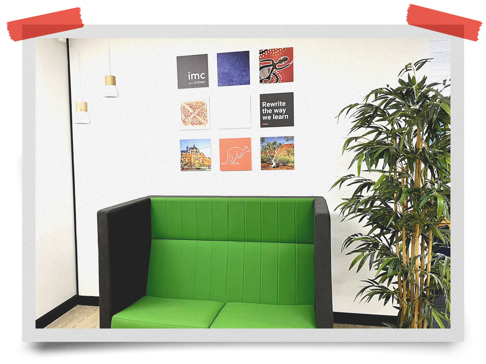 Neue Wanddeko bei imc Australien