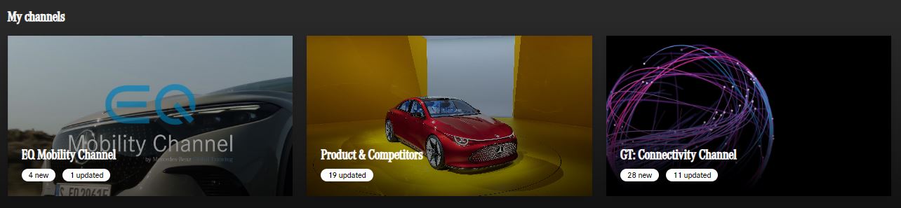 Lern-Channels bei Mercedes-Benz