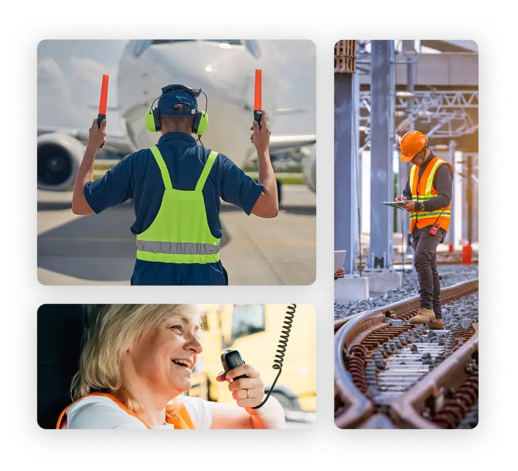 Training von Beschäftigten in der Transportbranche