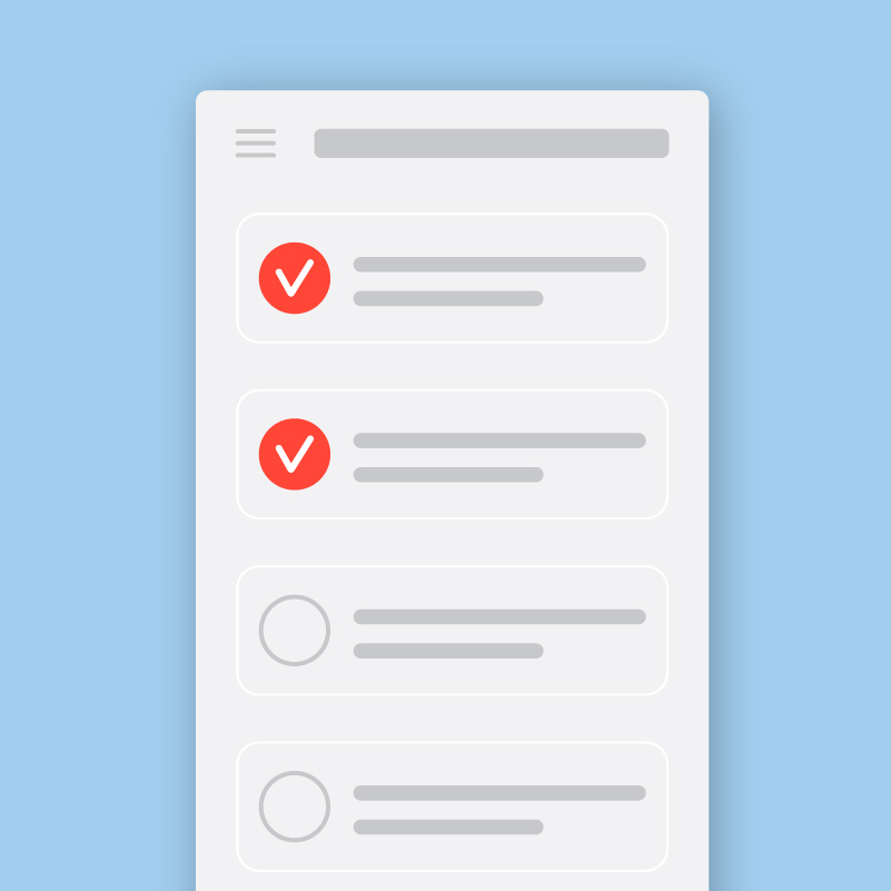 illustration of a list