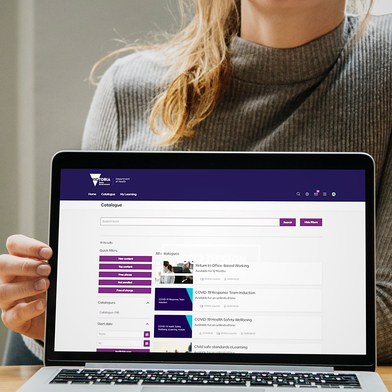 Department of health mockup