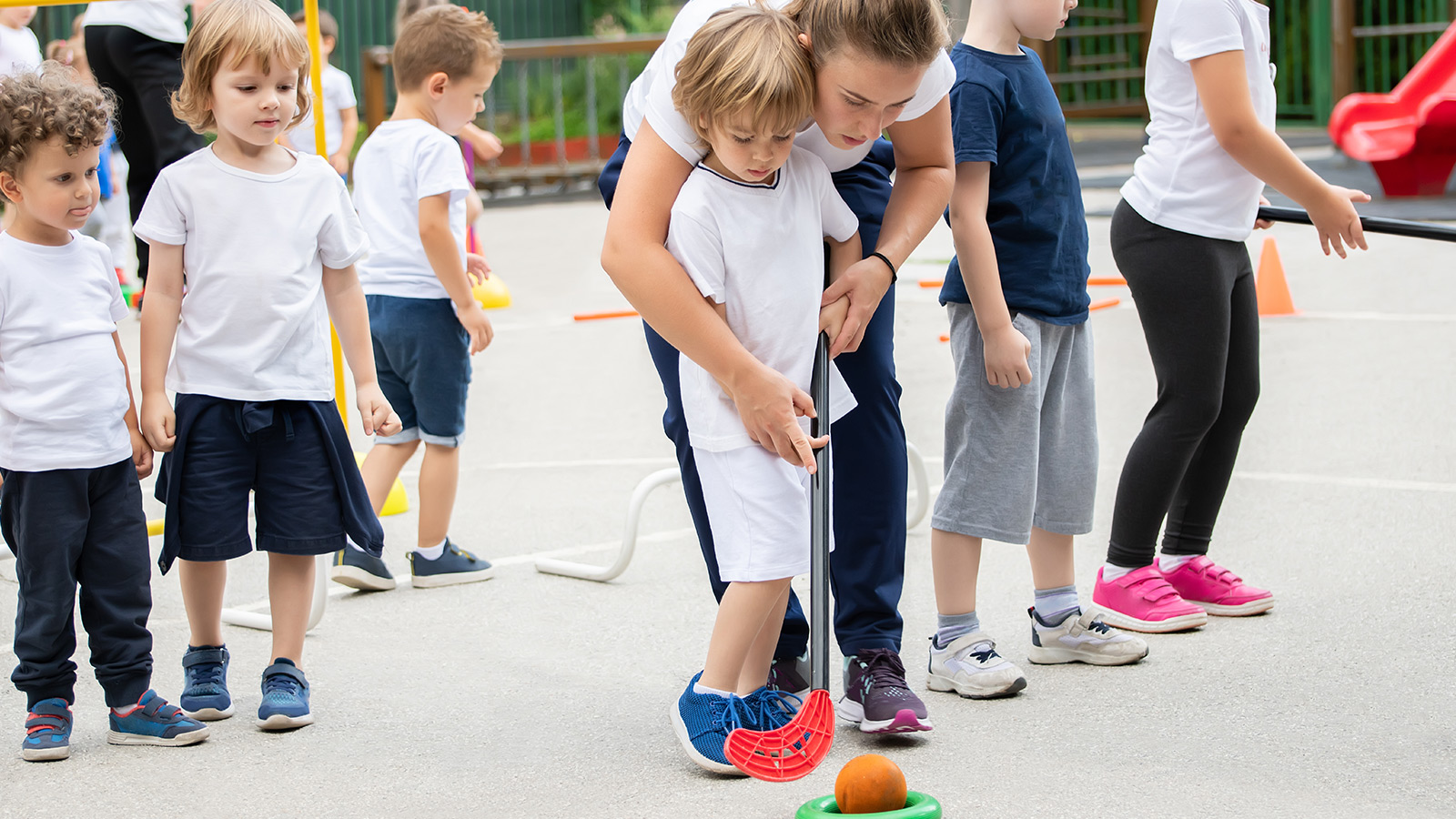 diversity, kids playing hockey