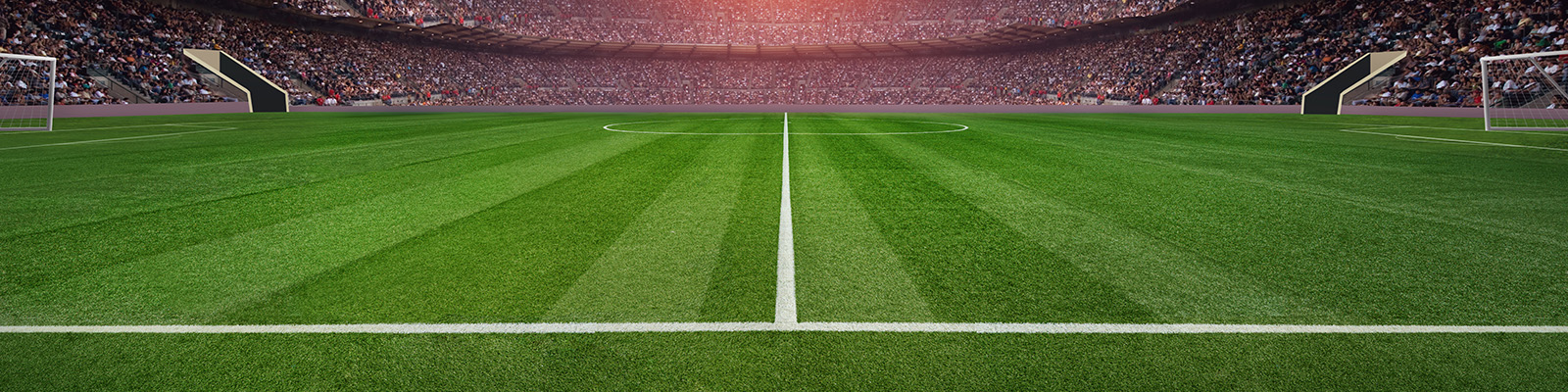 photograph of football stadium