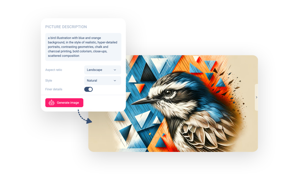 Content creation with AI
