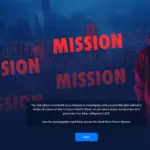 Screenshot of Mission: Compliance training for UOB start screen
