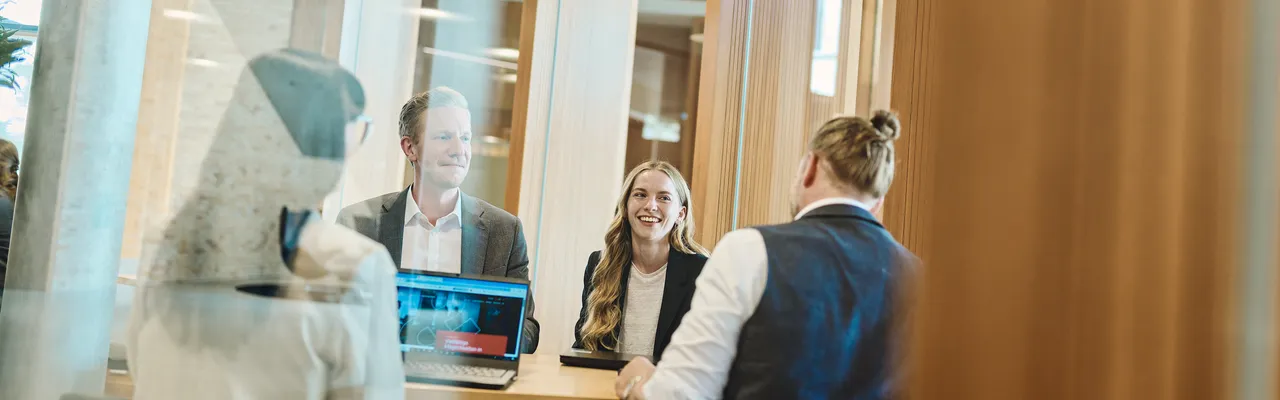 W&W Employees Working Together in an office
