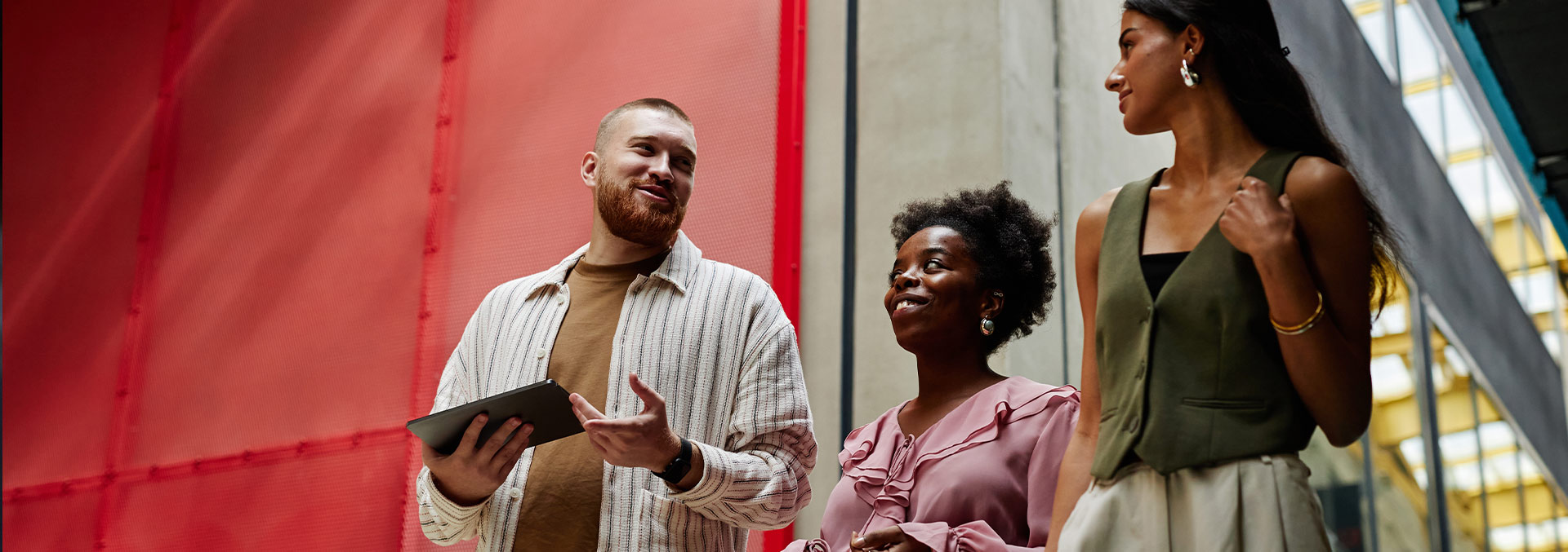 New employees meet up for onboarding