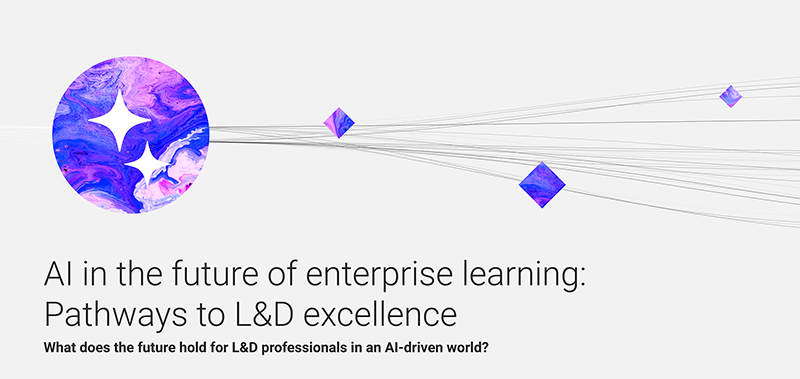 Graphic of the AI L&D Whitepaper Title