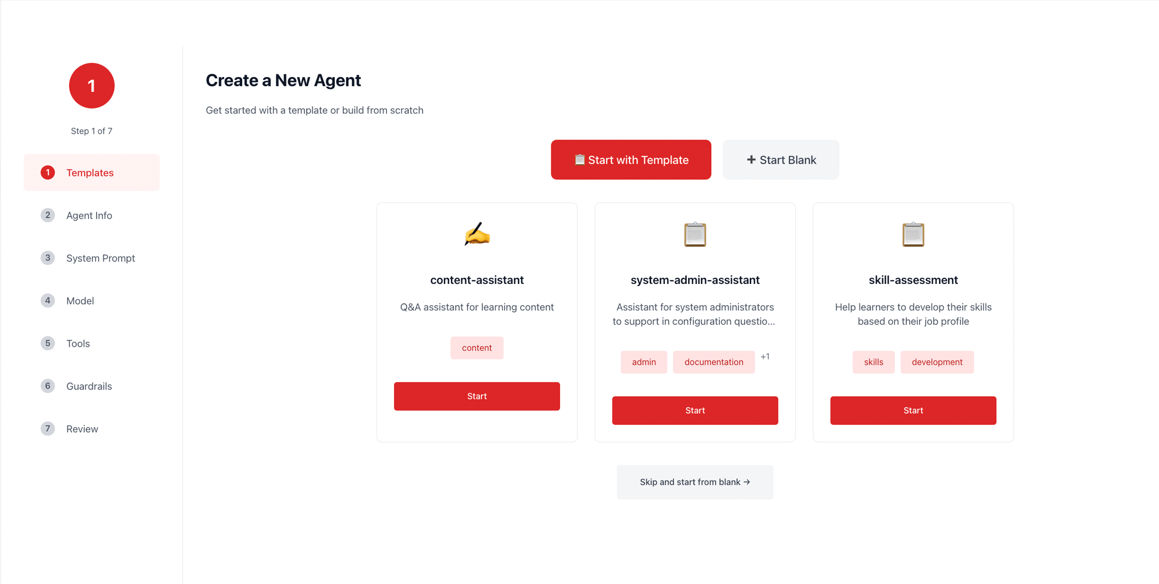 Screenshot 2 of IMC Agent Builder