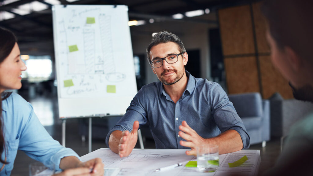 L&D leaders in discussion